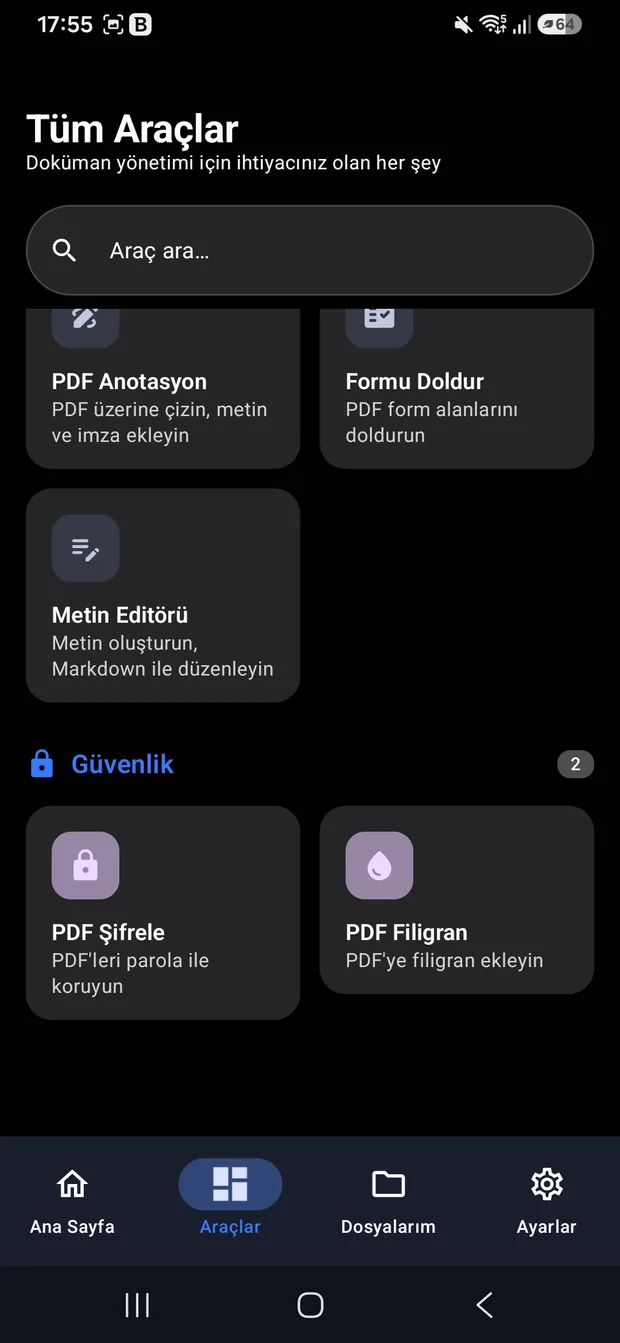 OmniDoc — Güvenlik araçları